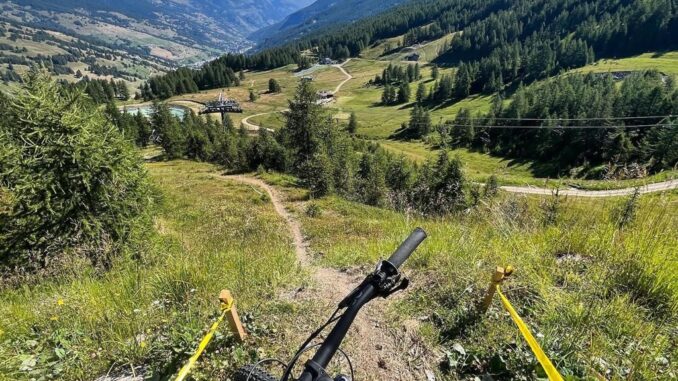 Bike park Sestriere - dimensioni grandi Bike park Sestriere