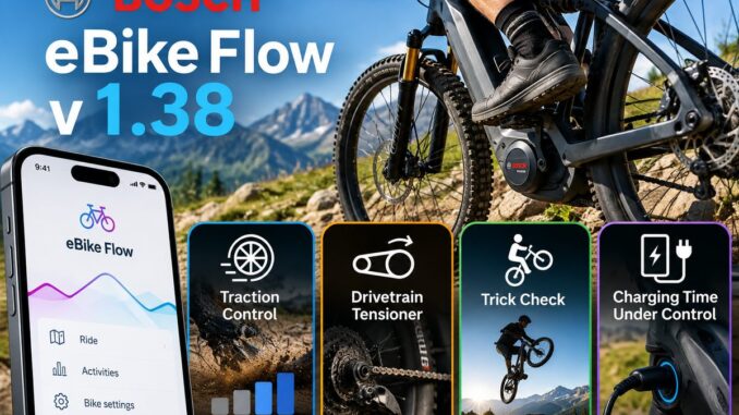 Bosch eBike Flow 1.38: il controllo della trazione diventa regolabile, ecco le 4 novità per le e-MTB